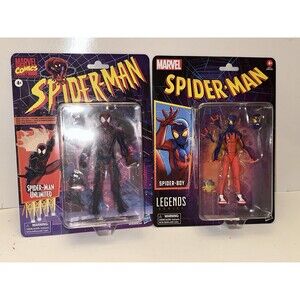 Hasbro Marvel Legends Retro Spider-Man UNLIMITED Spider-boy Lot Action Figure